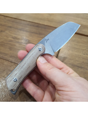Coltello caccia lama fissa Mercury Kali Canvas Micarta naturale