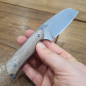 Coltello caccia lama fissa Mercury Kali Canvas Micarta naturale