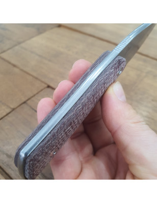 Coltello caccia lama fissa Mercury Kali Canvas Micarta rossa