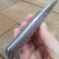 Coltello caccia lama fissa Mercury Kali Canvas Micarta rossa Coltello caccia lama fissa Mercury Kali Canvas Micarta rossa