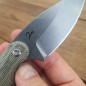 Coltello caccia Mercury Kali Drop Point Canvas Micarta naturale Coltello caccia Mercury Kali Drop Point Canvas Micarta naturale