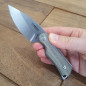 Coltello caccia Mercury Kali Drop Point Canvas Micarta naturale Coltello caccia Mercury Kali Drop Point Canvas Micarta naturale