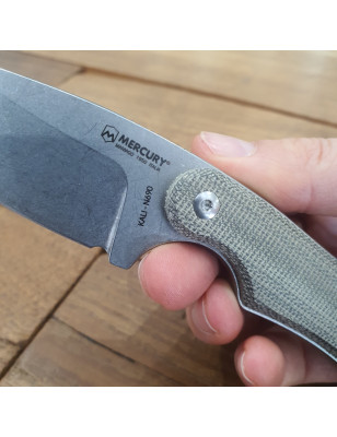 Coltello caccia lama fissa Mercury Kali Canvas Micarta verde