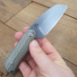 Coltello caccia lama fissa Mercury Kali Canvas Micarta verde Coltello caccia lama fissa Mercury Kali Canvas Micarta verde