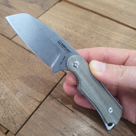Coltello caccia lama fissa Mercury Kali Canvas Micarta verde