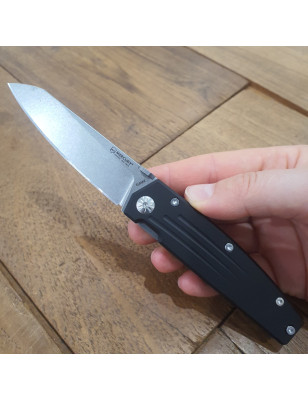 Coltello chiudibile Mercury Logan alluminio nero