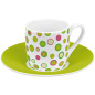 Set 4 tazzine da caffè con piattino Konitz spring time Set 4 tazzine da caffè con piattino Konitz spring time