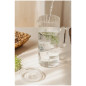 Caraffa acqua in vetro con coperchio Nuts Innovations 1,2 litri Caraffa acqua in vetro con coperchio Nuts Innovations 1,2 litri