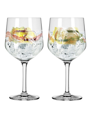 Set 2 calici Gin Tonic Ritzenhoff Botanic Lights Zuschke 72 cl