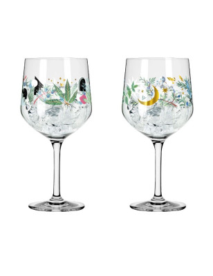 Set 2 calici Gin Tonic Ritzenhoff Botanic Glamour Gwaw 72 cl