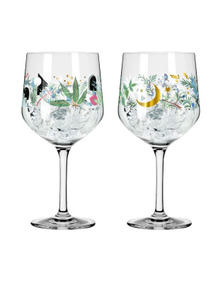 Set 2 calici Gin Tonic Botanic Glamour. Coltelleria Piva Conselve