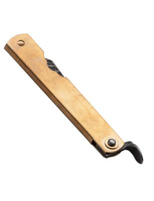 Coltello tascabile da collezione con manico in ottone
