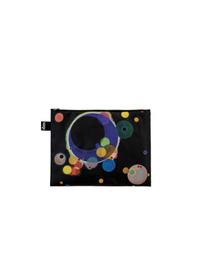 Borsette con zip Loqi Piet Mondrian set 3 pezzi