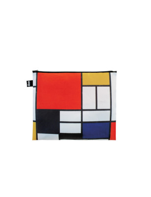 Borsette con zip Loqi Piet Mondrian set 3 pezzi