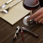 Cavatappi a doppia leva Farfalli fibra di carbonio rosso Cavatappi a doppia leva Farfalli fibra di carbonio rosso
