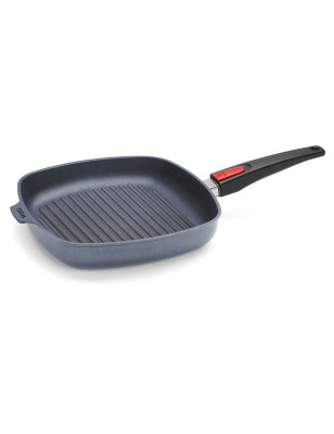 Bistecchiera Woll Diamond Lite cm 28 x 28 antiaderente e con manico che si stacca