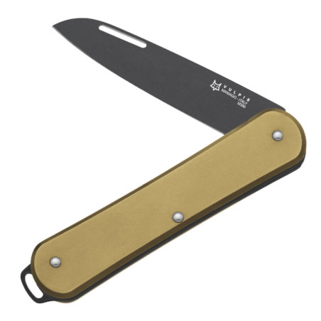 Coltello chiudibile Fox Vulpis VP130 OTB manico ottone