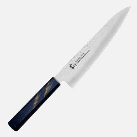Coltello giapponese utility Takayuki lama acciaio damasco 15 cm