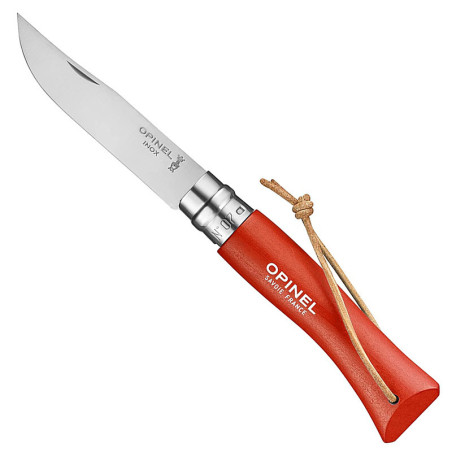 Coltello Opinel chiudibile inox N°7 arancione
