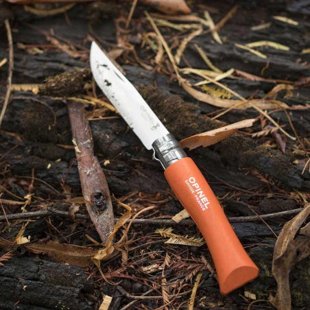 Coltello Opinel chiudibile inox N°7 arancione