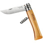 Coltello Opinel N°10 chiudibile con cavatappi e apribottiglie Coltello Opinel N°10 chiudibile con cavatappi e apribottiglie