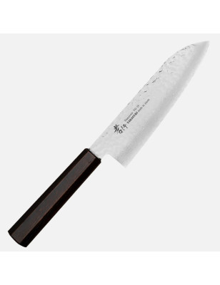 Coltello Santoku Sakai Takayuki Nanairo retrò damasco 17 cm