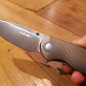 Coltello chiudibile Vale TIBR Titanio anodizzato bronzo Viper