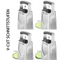 Grattugia quadra inox Gefu V-Cut Grattugia quadra inox Gefu V-Cut