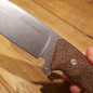 Coltello lama fissa Gianghi Viper IM Micarta Iuta marrone Coltello lama fissa Gianghi Viper IM Micarta Iuta marrone