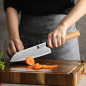 Coltello Santoku damasco PM80-RS lama 18 cm XinZuo