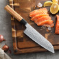 Coltello Santoku damasco PM80-RS lama 18 cm XinZuo