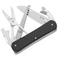 Coltello multiuso Fox Vulpis VP130-SF5 SB alluminio nero Coltello multiuso Fox Vulpis VP130-SF5 SB alluminio nero