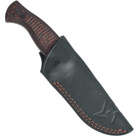 Coltello lama fissa damasco Fox FX-106 DCF Eastwood Tiger