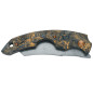 Coltello chiudibile damasco Fox Virtus FX-541 DMG carbonio