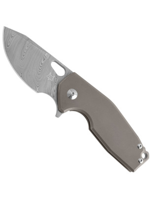 Coltello chiudibile tascabile pieghevole Fox Suru FX-526 DTI titanio