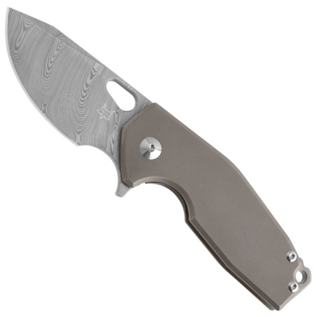 Coltello chiudibile tascabile pieghevole Fox Suru FX-526 DTI titanio