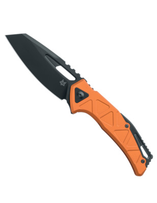 Coltello chiudibile Fox Kronos FX-552 Albor alluminio arancione