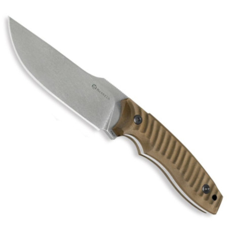 Coltello lama fissa Maserin L.E.O. 919 manico G10 marrone