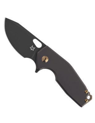 Coltello chiudibile tascabile da tasca Fox Suru FX-526 TI BB Titanio PVD nero