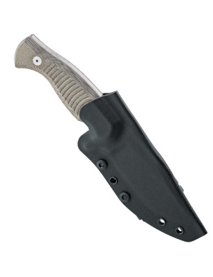Coltello a lama fissa per survival, sopravvivenza, caccia, bushcraft