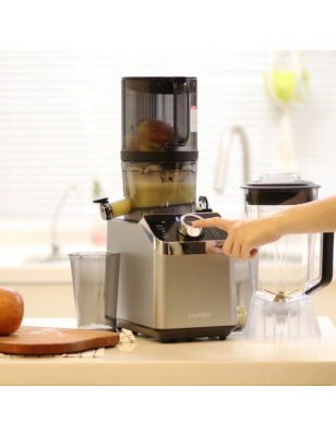 Estrattore di succo e frullatore 2 in 1 Hurom M-100 platino. Il migliore in commercio, sul mercato