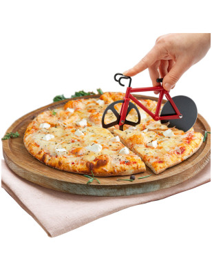 Taglia pizza a forma di bicicletta