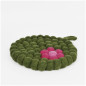 Sottopentola tondo pompon verde Hat Hatage Udhyog 19 cm