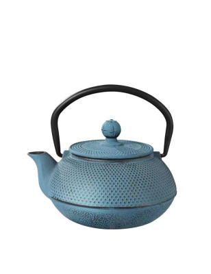 Teiera in ghisa azzurra con filtro in acciaio inox 900 ml