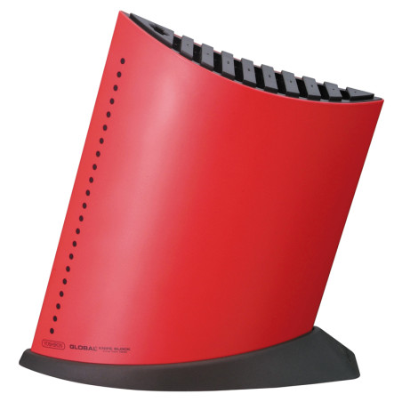 Ceppo portacoltelli Global GKB-52/CR rosso
