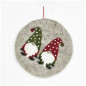 Sottopentola tondo gnomi di natale Hat Hatage Udhyog 19 cm Sottopentola tondo gnomi di natale Hat Hatage Udhyog 19 cm