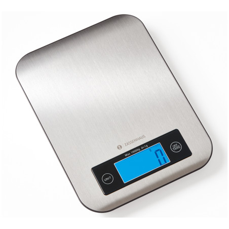 Bilancia cucina digitale Zassenhaus Pure inox 10 kg. Prodotto di qualità garantito
