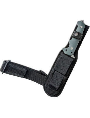 Robusto coltello con lama fissa in acciaio inox realizzato a Maniago in Italia