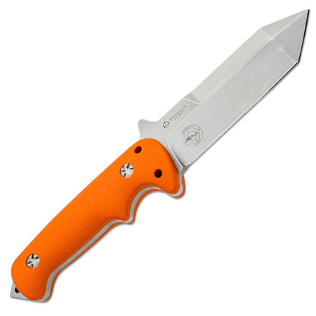 Coltello lama fissa Maserin 925 Diceros G10 arancione