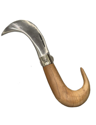 Roncola chiudibile Codega legno di Noce 18 cm. Prodotto in Italia